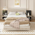 Lit plateforme flottant de style moderne