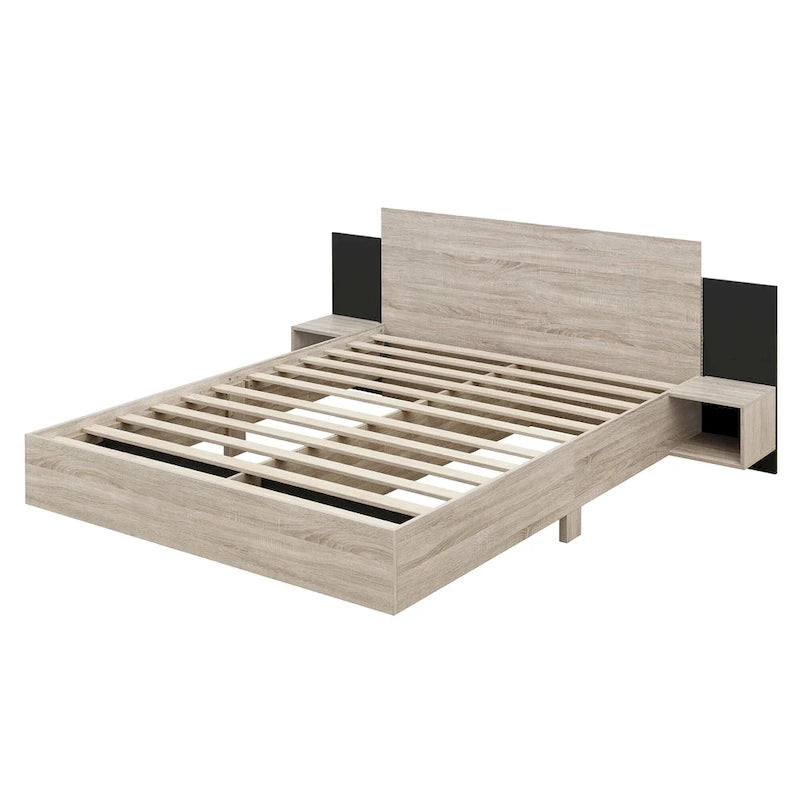 Lit plateforme flottant de style moderne