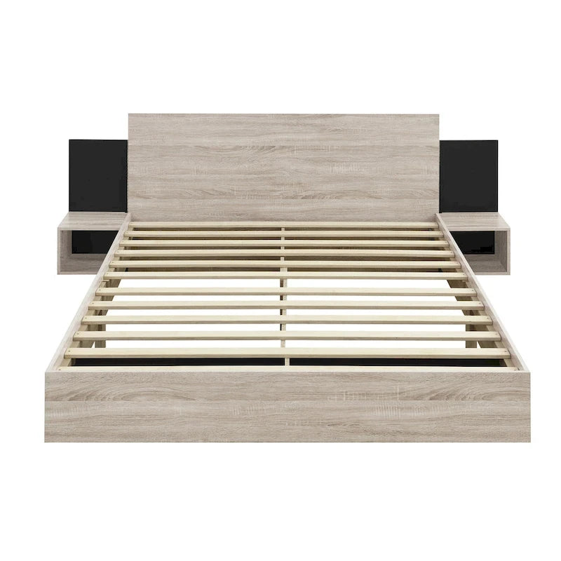 Lit plateforme flottant de style moderne