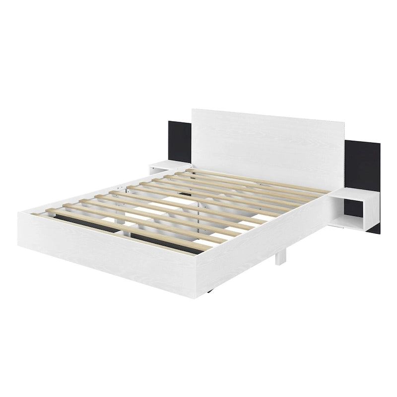 Lit plateforme flottant de style moderne