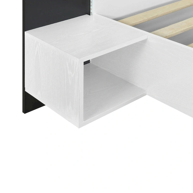 Lit plateforme flottant de style moderne
