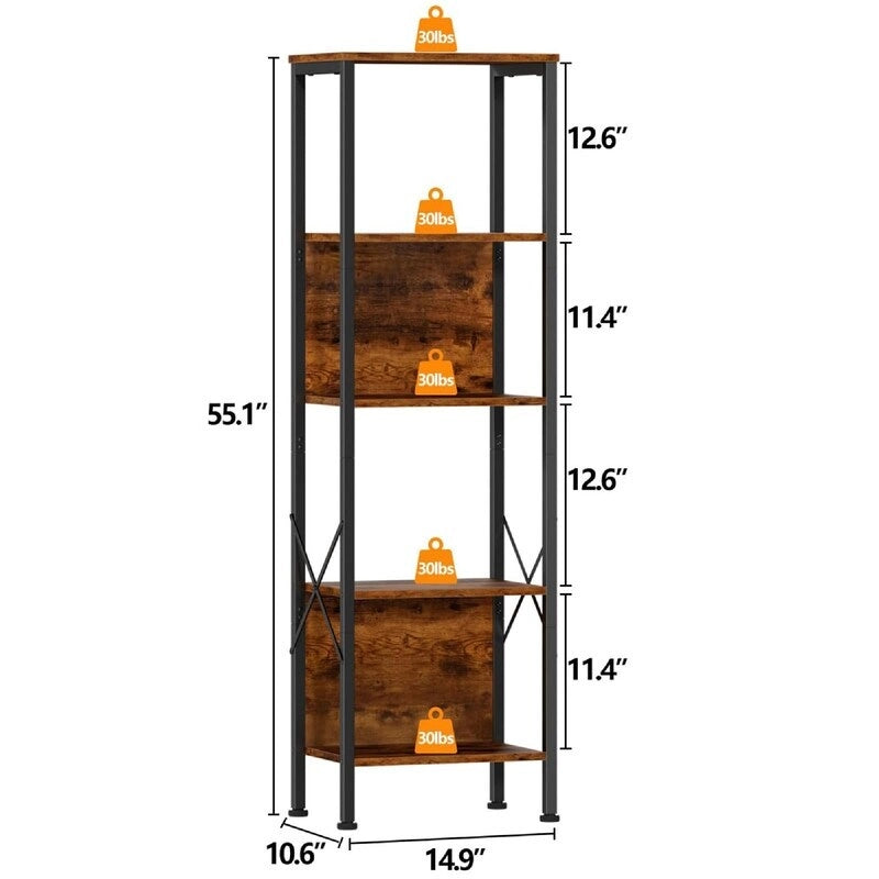 Étagère haute à 5 niveaux
