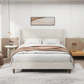 Lit King size tapissé de luxe