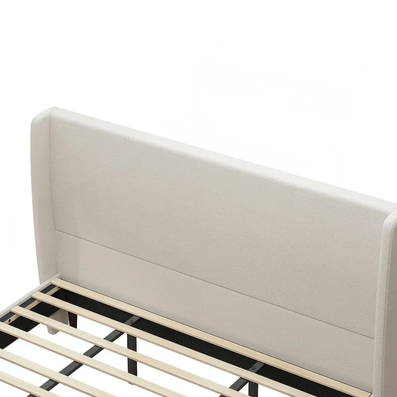 Lit King size tapissé de luxe