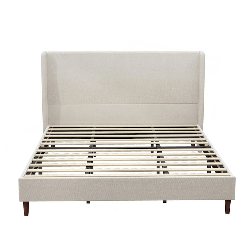 Lit King size tapissé de luxe