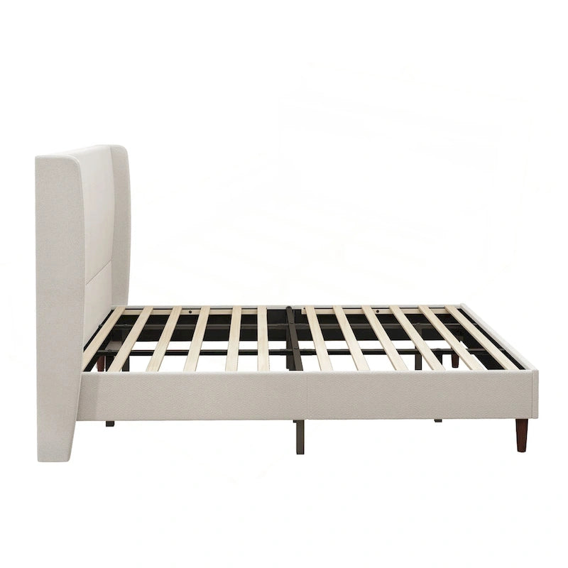Lit King size tapissé de luxe