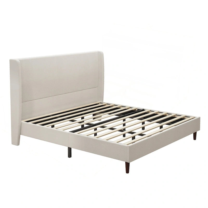 Lit King size tapissé de luxe