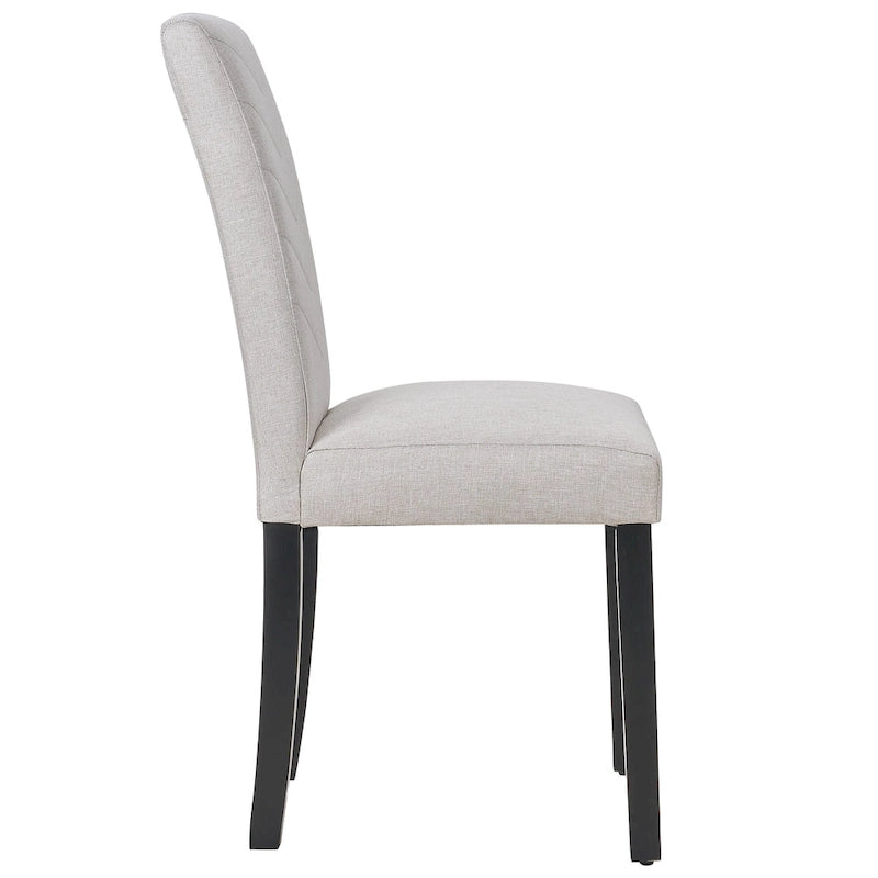 Chaises de salle à manger rembourrées de style moderne (lot de 6)