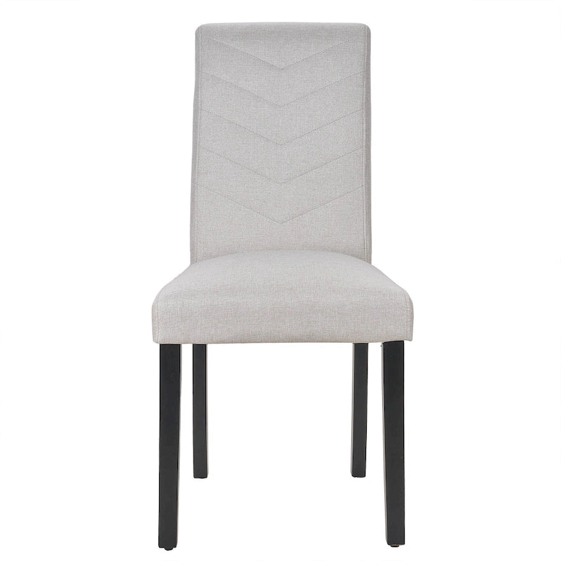 Chaises de salle à manger rembourrées de style moderne (lot de 6)