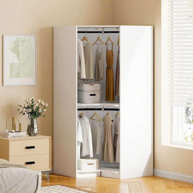Armoire d'angle Polygon à 2 portes