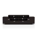 Meuble TV en bois double tiroir de 178 cm de style moderne