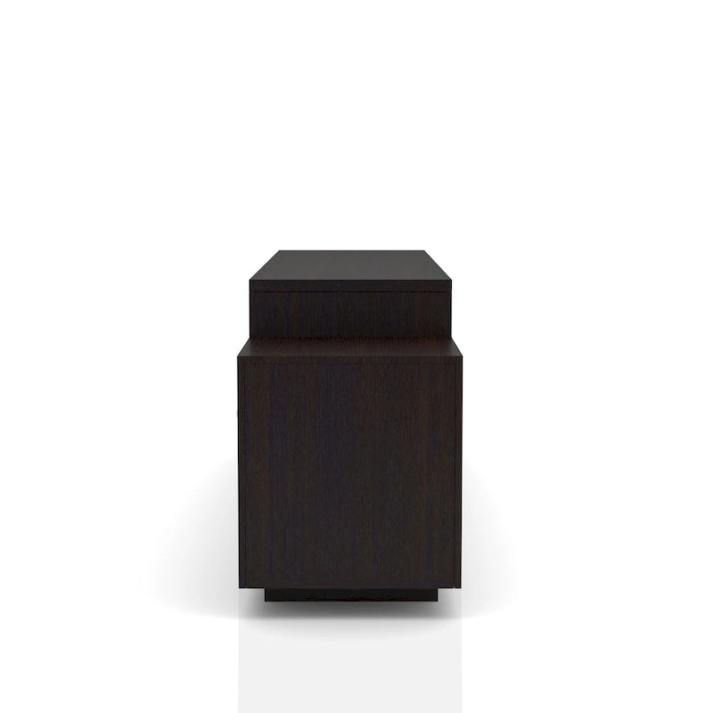 Meuble TV en bois double tiroir de 178 cm de style moderne