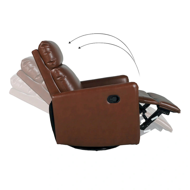 Fauteuil relax pivotant manuel classique