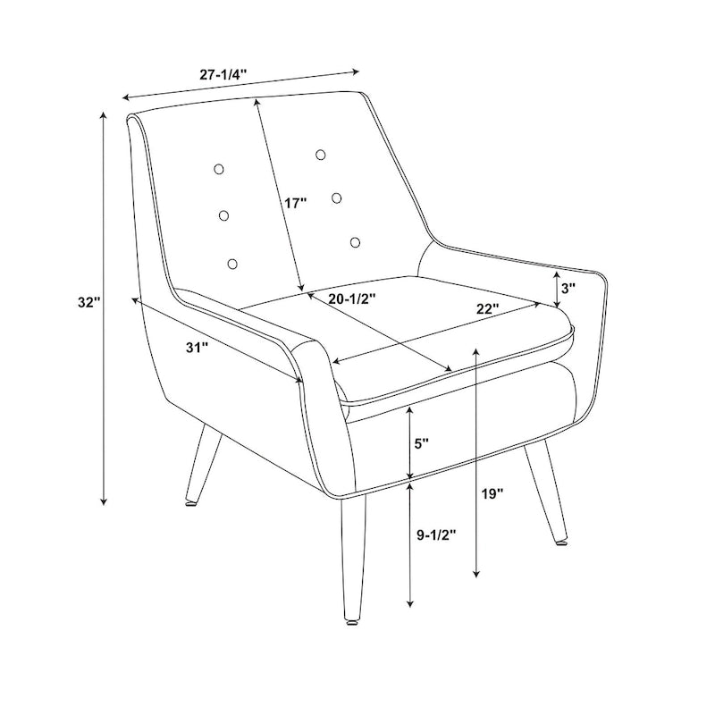 Chaise bleu vif