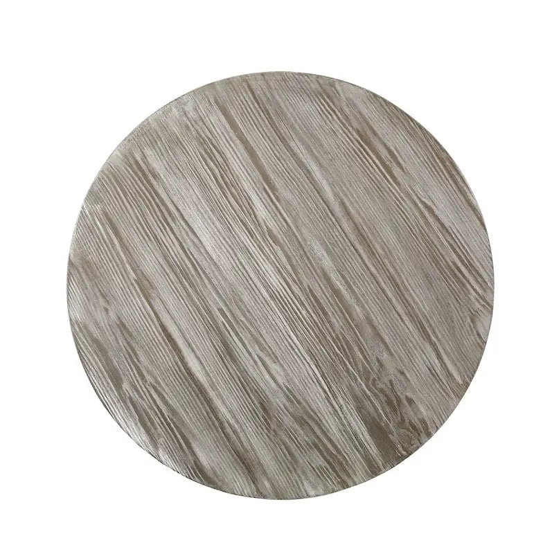 Table basse ronde de style industriel moderne
