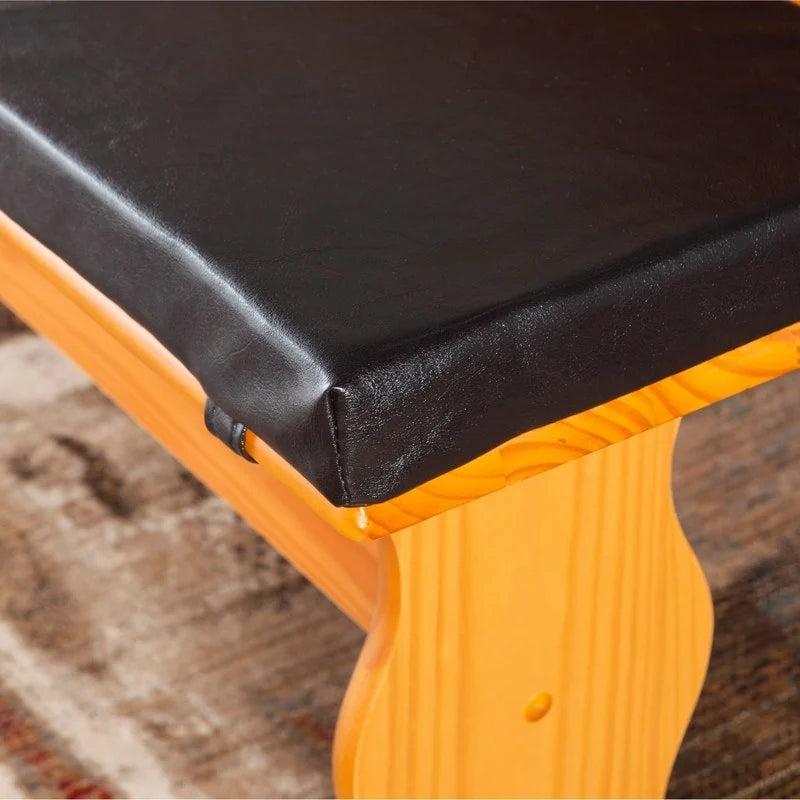 Chaise et banc de salle à manger Honey Pine