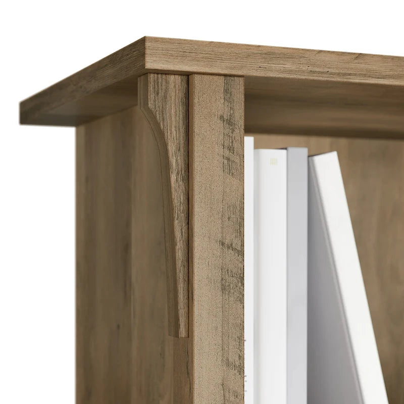 Bureau d'angle avec étagère de rangement