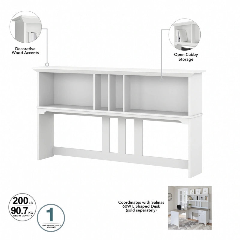 Bureau d'angle avec étagère de rangement