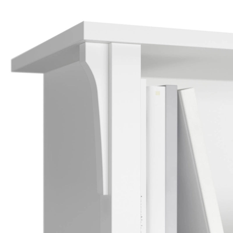 Bureau d'angle avec étagère de rangement