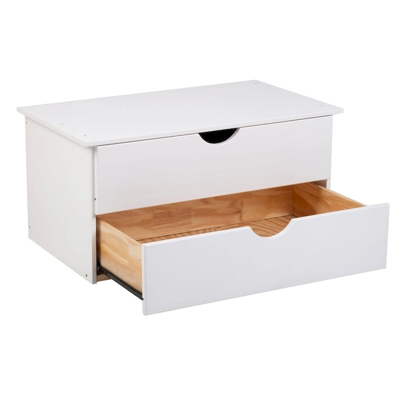 Meuble intérieur double tiroir en bois massif