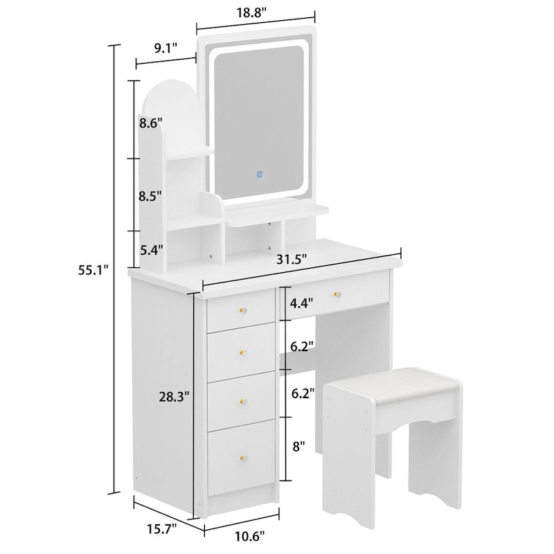 Commode de 31,5 po de largeur