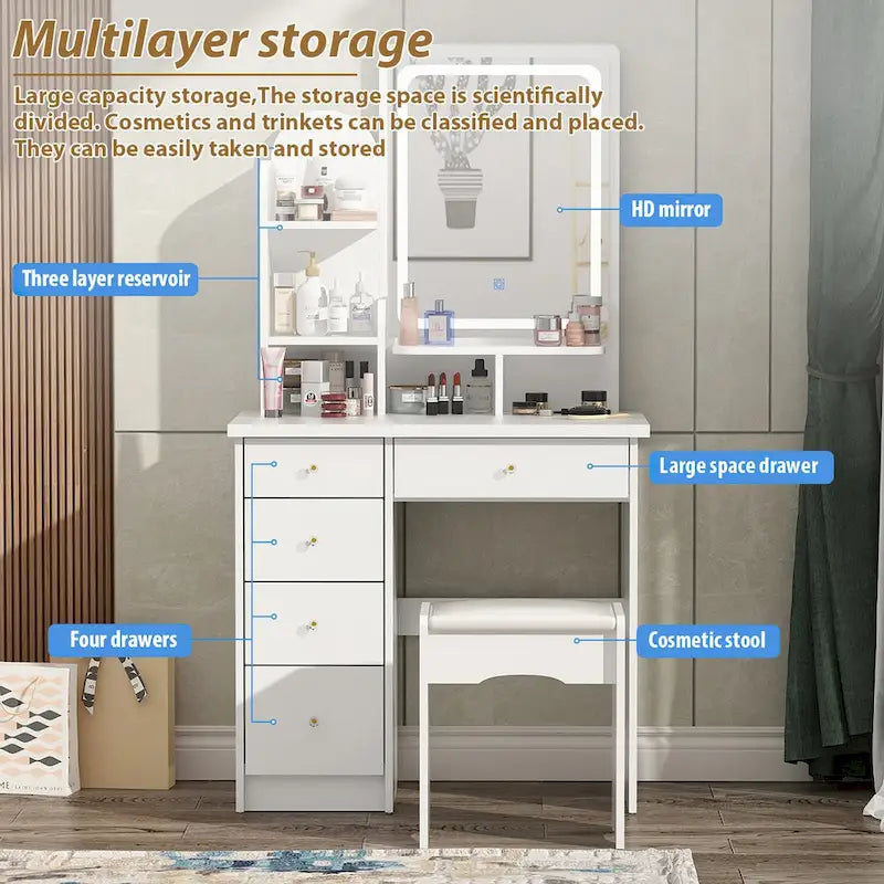Commode de 31,5 po de largeur
