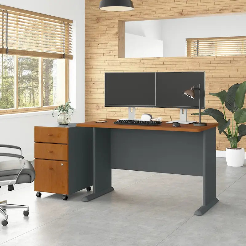 Bureau à caissons mobiles