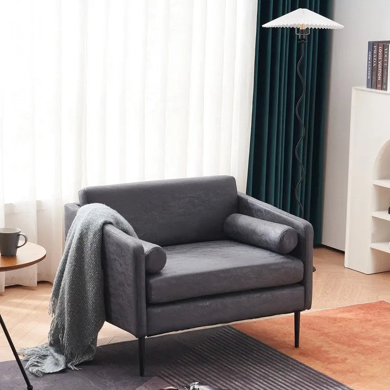 Chaise de détente enveloppante en tissu