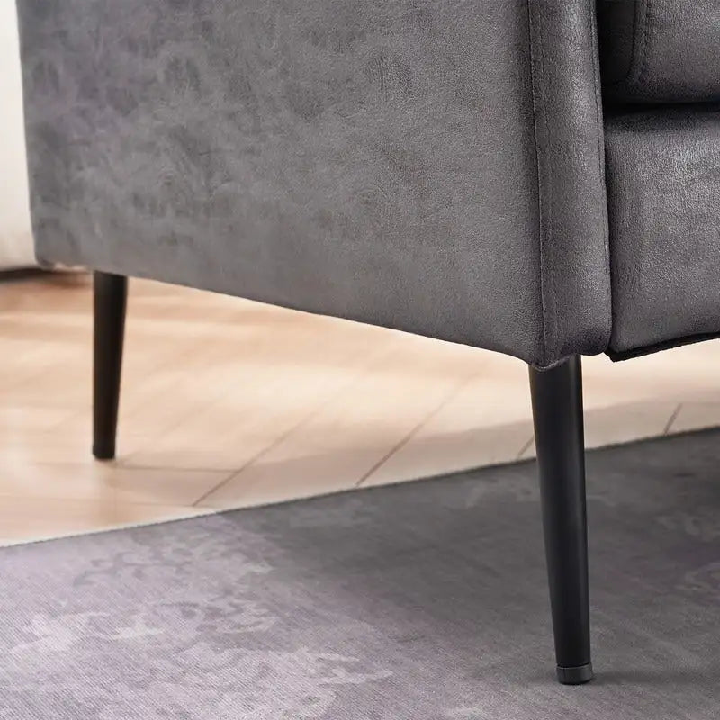 Chaise de détente enveloppante en tissu