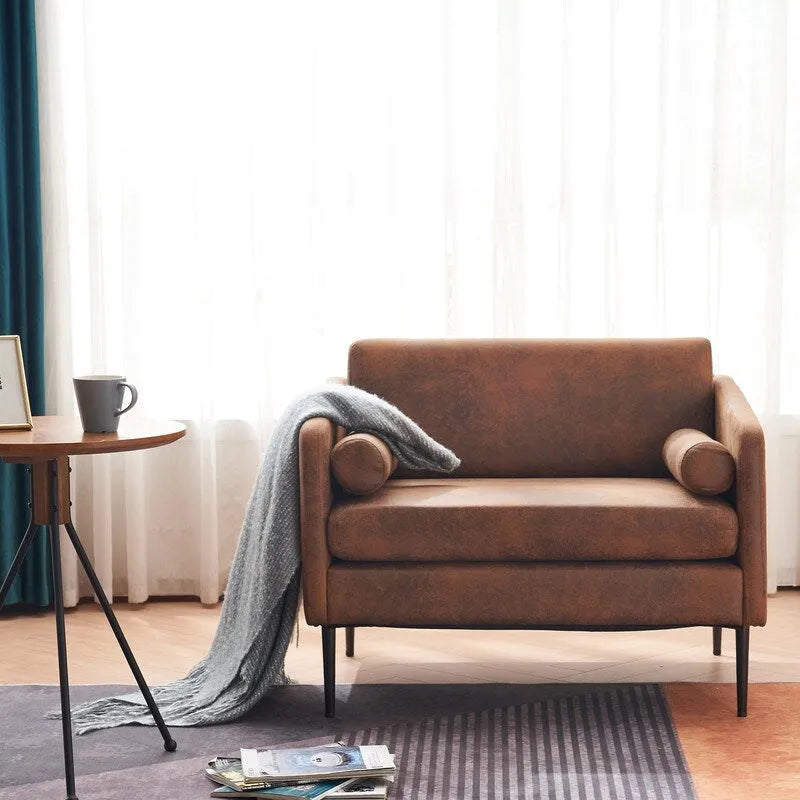 Chaise de détente enveloppante en tissu