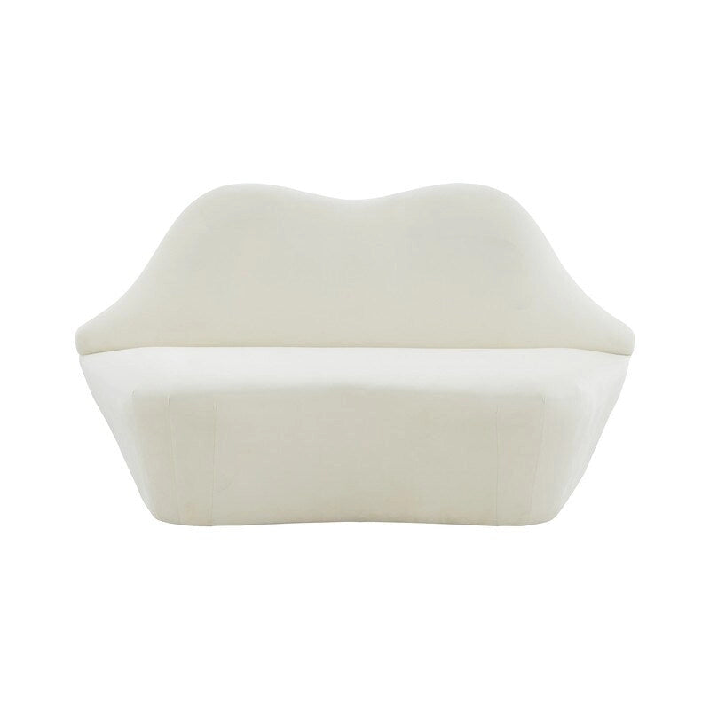 Banquette lèvre en velours