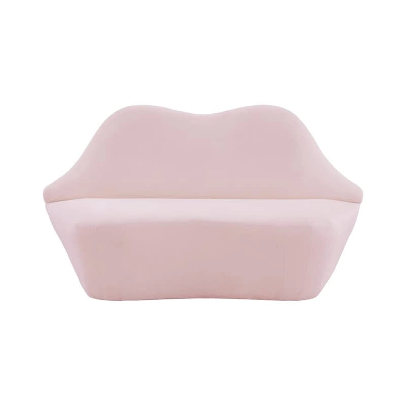 Banquette lèvre en velours