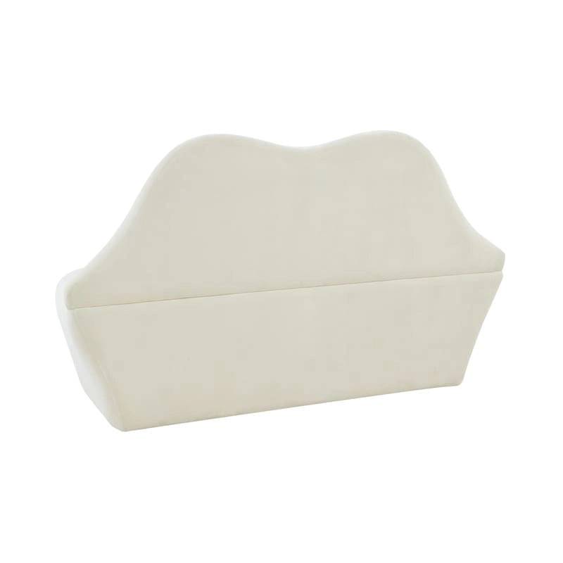 Banquette lèvre en velours