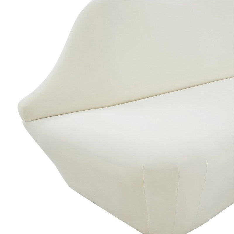 Banquette lèvre en velours
