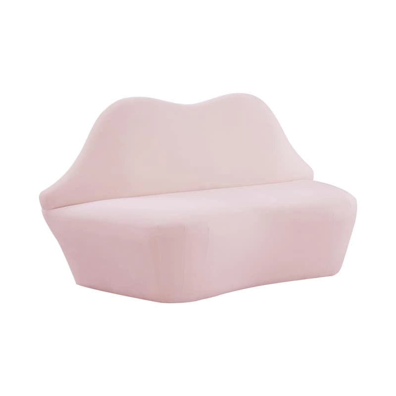 Banquette lèvre en velours