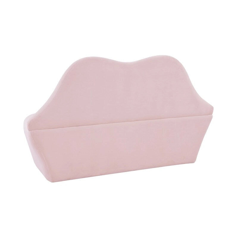 Banquette lèvre en velours