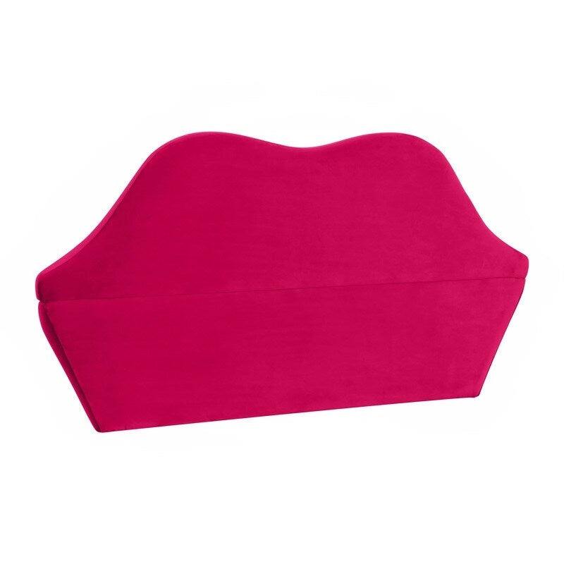 Banquette lèvre en velours