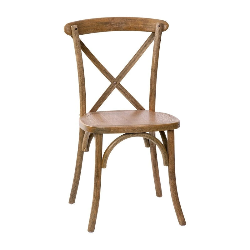 Chaise à dossier en X