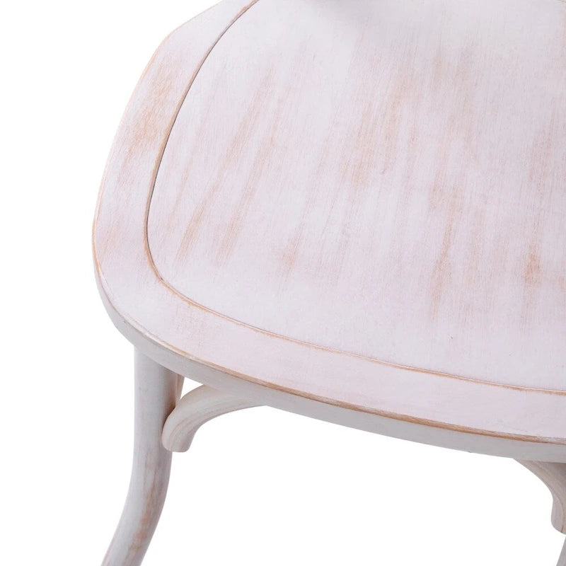 Chaise à dossier en X