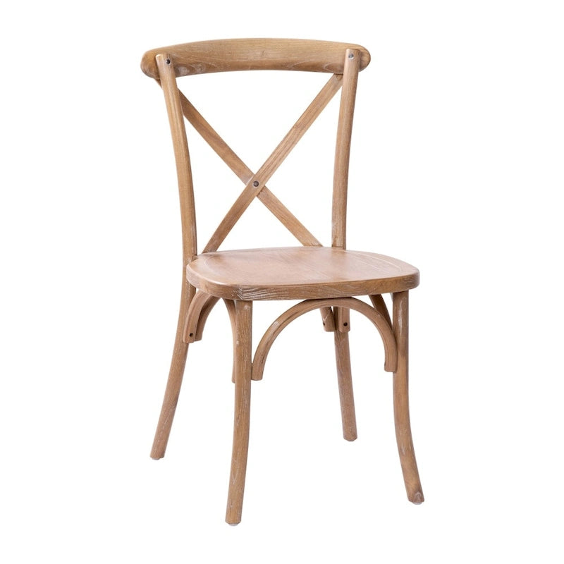 Chaise à dossier en X