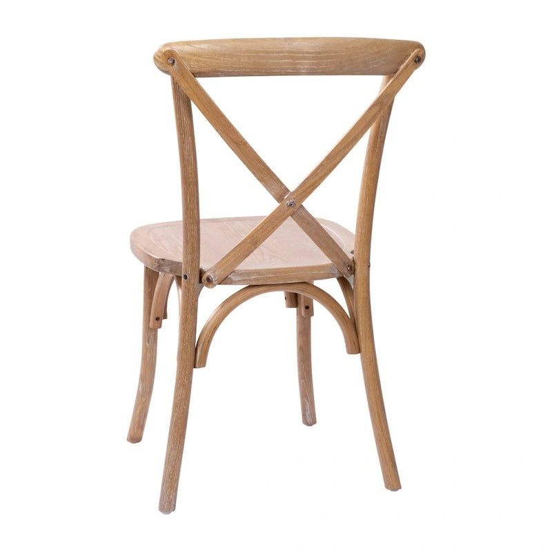 Chaise à dossier en X