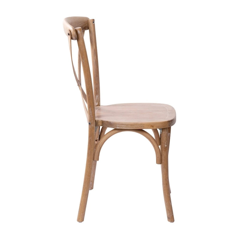 Chaise à dossier en X
