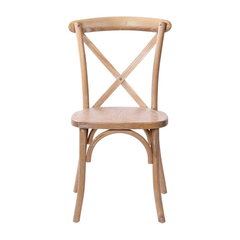 Chaise à dossier en X