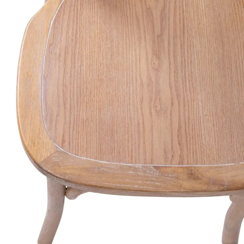 Chaise à dossier en X