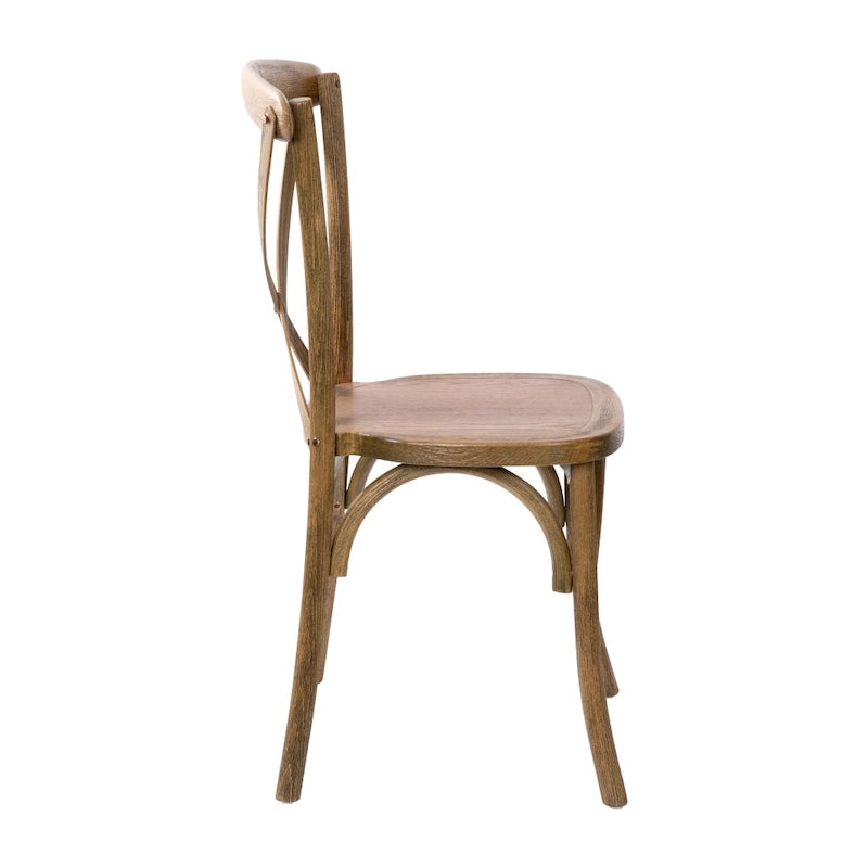 Chaise à dossier en X