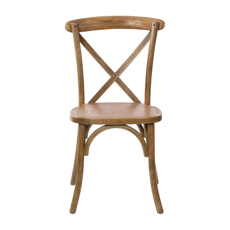 Chaise à dossier en X