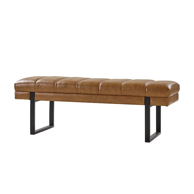 Banc matelassé de 52,5 pouces