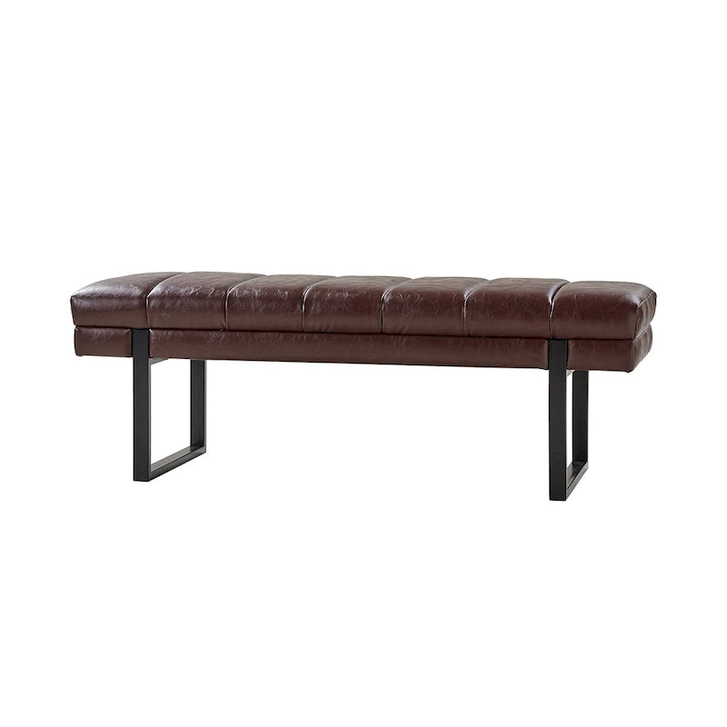 Banc matelassé de 52,5 pouces
