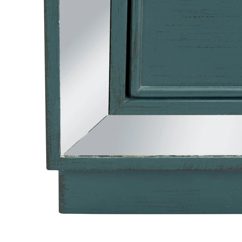 Commode à trois tiroirs avec miroir