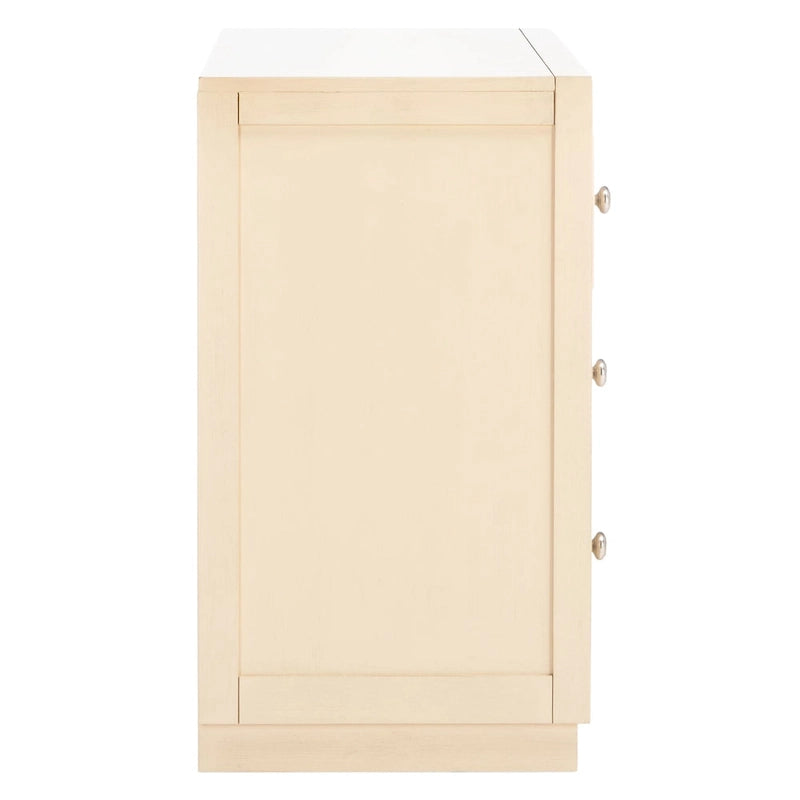 Commode à trois tiroirs avec miroir